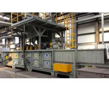 Shot peening machine, compress machine