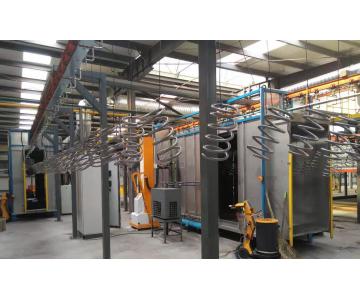 Surface painting line